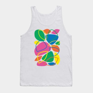 Colorful Mid Century Modern Abstract 23 Tank Top